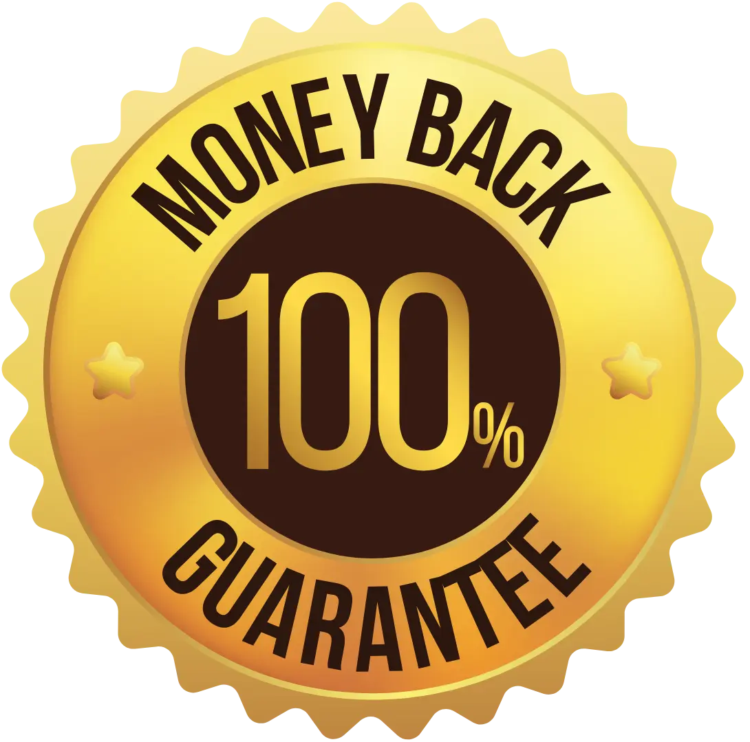SciatiEase guarantee badge